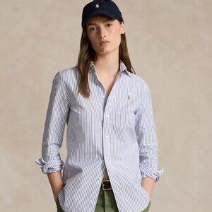 Ralph Lauren Polo Womens Striped Button down Size 4